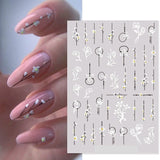 Nail Art Stickers Transfers Decals Spring Summer Flowers Floral Daisy Daisies 33 Daisies