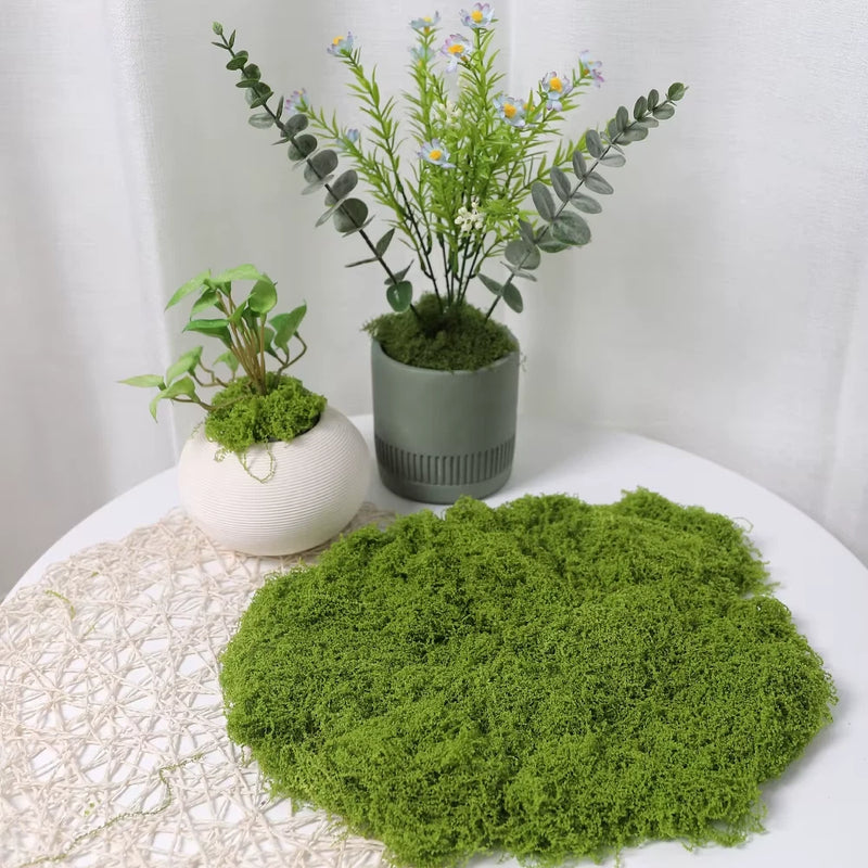 Green Artificial Moss DIY Crafts Grass Synthetic Home Hotel Office Garden Decor Green Plant