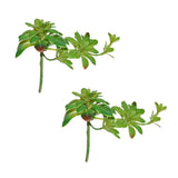 2pcs Artificial Succulent Plants, Realistic Large Fake Succulents, Artificial... Green Plant