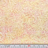 Simpatico by Maywood Yellow Cotton Fabric by the HALF YARD 18" x 43" Flowering Plants
