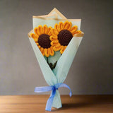 Handcrafted Crochet Pacino Sunflower Stick Ð Elegant Sky Wrap, 8-Inch Flower, Pe Sunflower