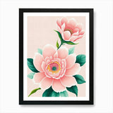 Peony Flower Art Print Framed Wall Art Poster Canvas Print Picture Peony
