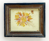 Vintage Pressed Flower Botanical Wall Art Framed Floral Display Wood Frame Dried Flower