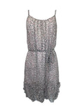 ANNE LEMAN Women's Floral Blossom Tie-Waist Carnation Dress SP92DR11 $468 NEW Carnation