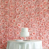12PCS Artificial Rose Hydrangea Flower Wall Panels Wedding Backdrop 60 x 40cm Hydrangea