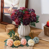 Elegant 5pcs Artificial Peony Bouquets Timeless Decor for Your Living Space Peony