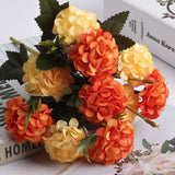 10/20 Heads Bundle Artificial Hydrangea Flowers Bouquet Party Wedding Home Decor Hydrangea