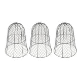 10Pcs Chicken Wire Cloches Plant Cover Garden Plant Protector Cloche Cover Set Garden Plants