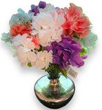 Hydrangea Faux Silk Flower Stems Lot of 10 Spring Bouquet Multicolor Decor Hydrangea