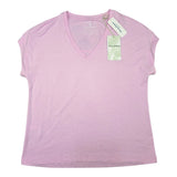 Tommy Bahama WomenÕs  XL Pink V-Neck Kauai Modal Jersey T-Shirt NWT Roses