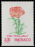 MONACO 1973 - Garden Flowers "Prince Albert Carnation" (pc37256) Carnation