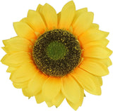 Crochet Flowers for DIY Wedding Home Party Decoration Hair Clip Wreath Decorativ Sunflower