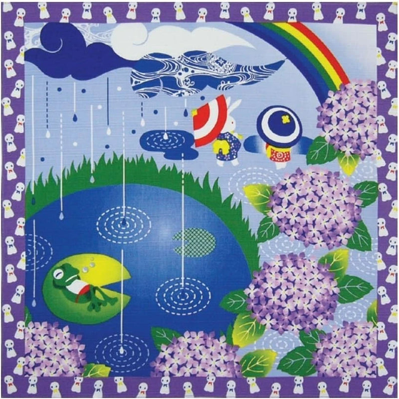 Japanese wrapping cloth FUROSHIKI hydrangea FLOWER MADE IN JAPAN Hydrangea