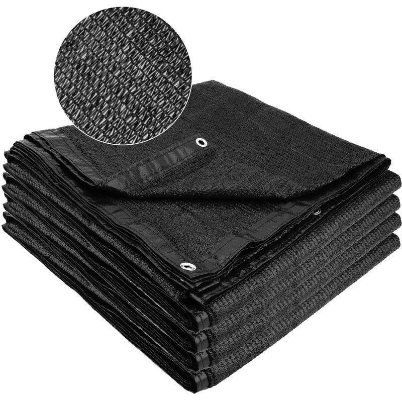 60% UV Sunblock Shade Cloth with Grommets for Garden Patio Plants, Black,US Garden Plants