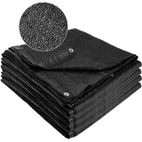 60% UV Sunblock Shade Cloth with Grommets for Garden Patio Plants, Black,US Garden Plants