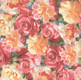 Roses & Magnolias Show Quilt Fabric - Fat Quarter Roses
