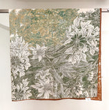 70%Cashmere 30% Silk Scarf Shape a flower on a branch Print Shawl wrap 130X130cm Sunflower