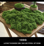 Artificial Plant Moss Fake Green Plant Micro Landscape Garden Aquarium Decor Green Plant