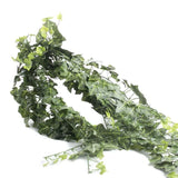 Set of 2 Natural Looking Artificial Cascading English Ivy 30" Bushes Green Plant