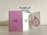 2 x Chanel Chance Eau Tendre EDP Eau de Parfum Spray Sample 1.5ml / 0.05oz each EDP