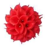 20 Pack Artificial Calla Lily Flowers 14 Inch Red Ð Real Touch Faux Flowers f... Lily