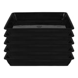 5 Pcs Planter Pallet Flowerpot Drainage Tray Garden Saucers Plate Garden Plants