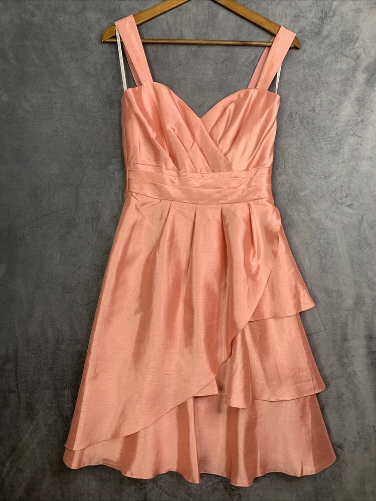 B2 by Jasmine B4043 Hydrangea Bridesmaid Dress Size 6 Ñ NWT With Tags Hydrangea