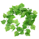12 Pcs/Pack Grape Vines for Decorating Simulated Faux Plant Artificial Green Plant