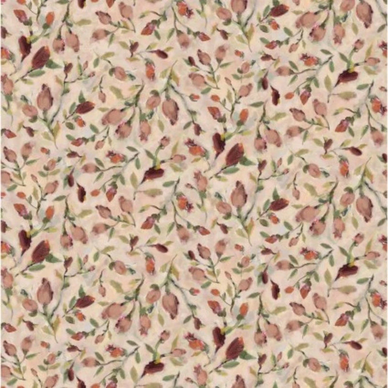 Hydrangea Reverie Flower Buds Cotton Fabric Hydrangea