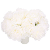 Artificial Flower Heads, Silk Peony Hydrangea Extra White Faux Flowers 10Pcs Hydrangea