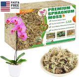 2.2LBS Premium Sphagnum Moss for Plants- 40QT Natural Succulent Carnivorous Pl Orchids