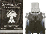 Alain Delon SAMOURAI Blacklight Cross Cologne Spray - A Must-Have for Men 50ml EDT