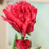 Group of 8 Tall 29-1/2" Elegant Mauve Artificial Peony Floral Stems Peony