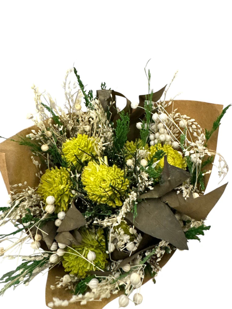 New IKEA MAVINN Mixed Artificial Flower Bouquet Green/White 506.151.38 Green Plant