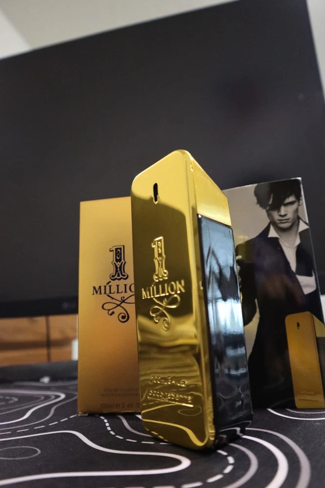 Paco Rabanne 1 Million Eau de Toilette Spray for Men 100ml Gold Bottle EDT