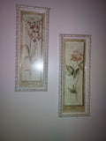 CHERI BLUM Beautiful Vintage Orchid and Peony Decrative Wall Decor Peony