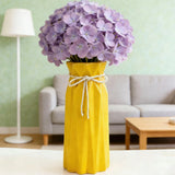 Ceramic Vase for Home Decor Yellow Modern Flower Vase for Pampas Grass Dried ... Pampas Grass
