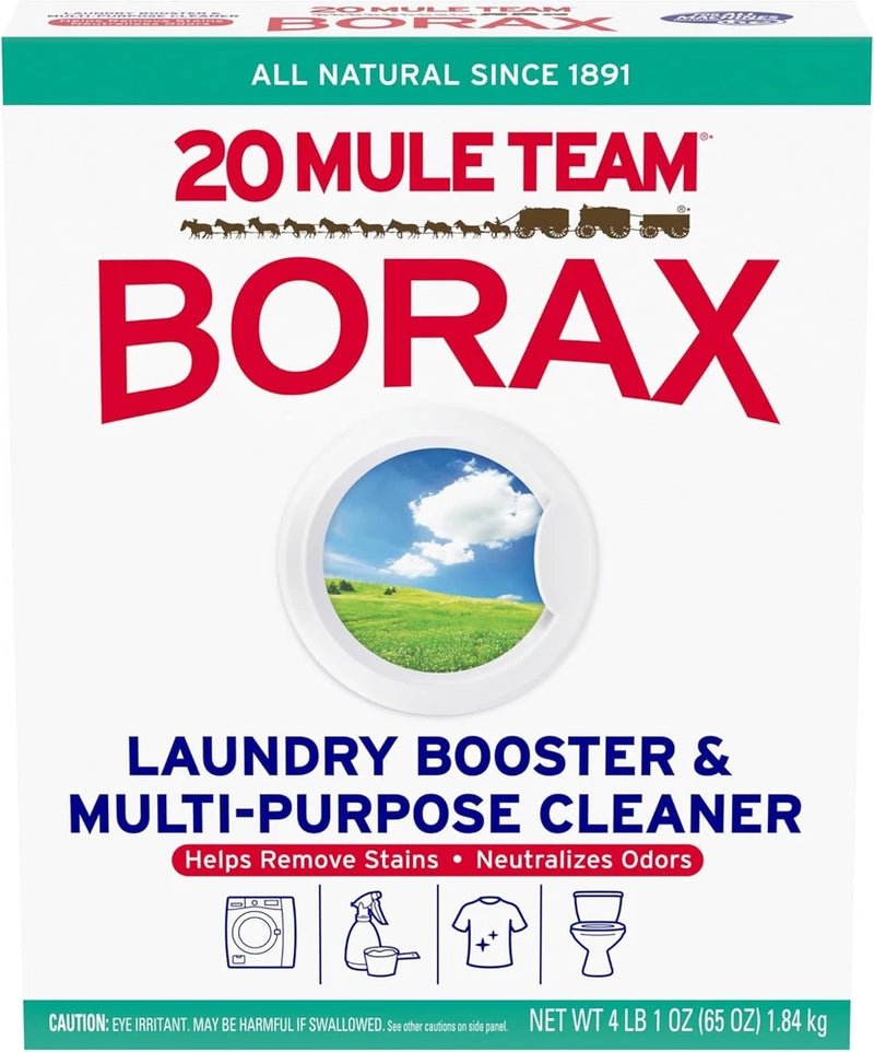 20 MULE TEAM Laundry Detergent All Natural Booster Multi Cleaner-65Oz Bouquet