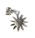 Flower / Sunflower Charm For Charm Bracelet Gift For Her Sunflower