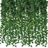24 Pack 168ft Artificial Ivy Greenery Garland, Fake Vines Hanging Plants Back... Green Plant