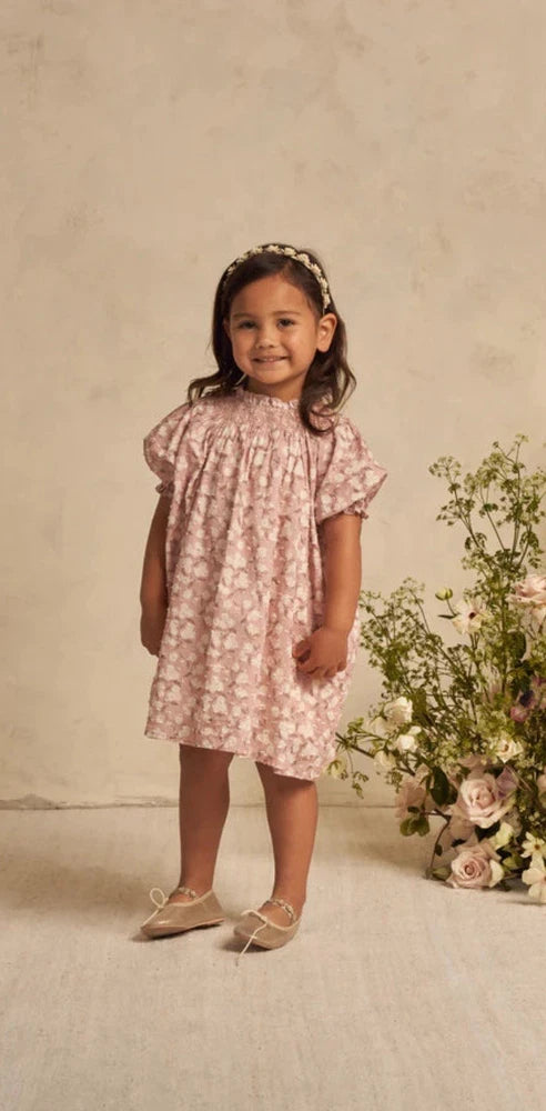 Noralee MADDIE DRESS BLUSH HYDRANGEA Size 8 Hydrangea