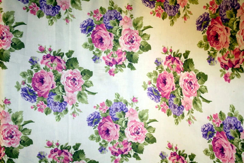 LILLIANS GARDEN FROM FABRIC TRADITION LARGE BOUQUETS - 100% COTTON FABRIC Bouquet