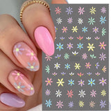 Nail Art Stickers Decals Spring Summer Flowers Floral Daisy Daisies (968) Daisies