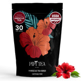 PiPi Tea Organic Hibiscus Tea Bags Ð Caffeine Free Herbal Tea Rich in Antioxi... Flowering Plants