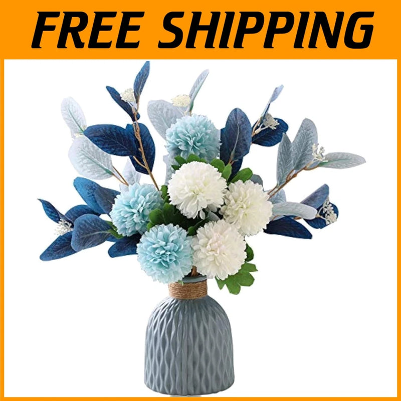 Home Wedding Decor: Faux Hydrangea Flower Vase Hydrangea
