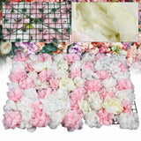 New 6* Artificial Flower Wall Hydrangea Panel Bouquet Wedding Party Home Decor~ Hydrangea