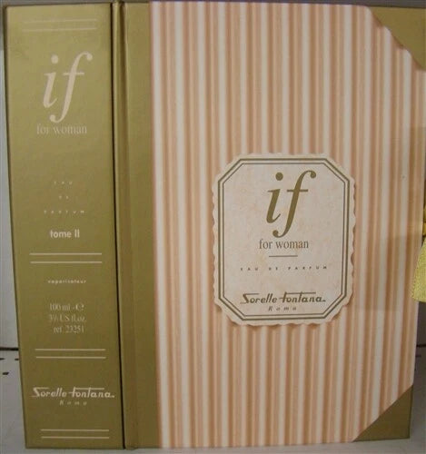 Sorelle Fontana If for Woman Eau de Parfum spray box with decorative label