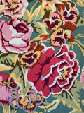 KAFFE FASSETT FLORAL DANCE IN PINK GP12 COTTON FABRIC FROM THE ARCHIVES HY Flowering Plants