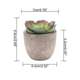Mini Life Like Artificial Faux Aloe Vera Bonsai Pot Plant Home Decor Green Plant