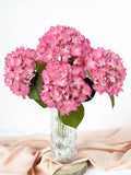 SUMTIPHUN 4 Pcs 20'' Real Touch Hydrangeas Pink Artificial Hydrangeas Flowers... Hydrangea